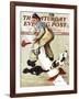 "Spilled Paint" Saturday Evening Post Cover, October 2,1937-Norman Rockwell-Framed Giclee Print