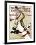 "Spilled Paint" Saturday Evening Post Cover, October 2,1937-Norman Rockwell-Framed Giclee Print