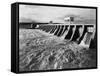 Spilling Water from a Tennessee Dam-null-Framed Stretched Canvas