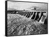 Spilling Water from a Tennessee Dam-null-Framed Stretched Canvas