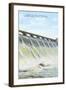 Spillway, Grand Coulee Dam, Washington-null-Framed Art Print