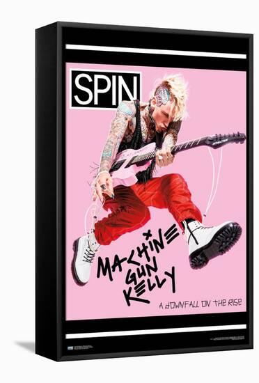 SPIN Magazine - Machine Gun Kelly 20-Trends International-Framed Stretched Canvas
