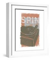 Spin-John W^ Golden-Framed Art Print