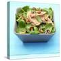 Spinach Salad with Goose Foie Gras and Chanterelles-Bernard Radvaner-Stretched Canvas