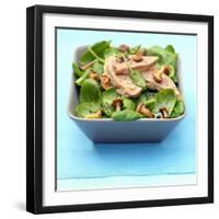Spinach Salad with Goose Foie Gras and Chanterelles-Bernard Radvaner-Framed Photographic Print