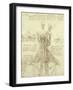 Spinal Column Study-Leonardo da Vinci-Framed Giclee Print