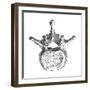 Spinal Vertebra-Mehau Kulyk-Framed Photographic Print