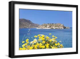 Spinalonga Island (Kalidon), Former Leper Colony, Gulf of Mirabello-Markus Lange-Framed Photographic Print