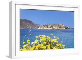 Spinalonga Island (Kalidon), Former Leper Colony, Gulf of Mirabello-Markus Lange-Framed Photographic Print