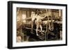 Spindle Boys in Georgia Cotton Mill C. 1909 (Photo)-Lewis Wickes Hine-Framed Giclee Print