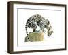 Spine (Arabian Leopard), 2015-Mark Adlington-Framed Premium Giclee Print