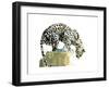 Spine (Arabian Leopard), 2015-Mark Adlington-Framed Premium Giclee Print