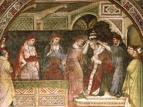 Barbarossa Kneeling before Pope, Scene from Stories of Alexander III, 1407-1408-Spinello Aretino-Giclee Print