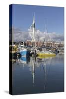 Spinnaker Tower and Camber Docks, Portsmouth, Hampshire, England, United Kingdom, Europe-Jean Brooks-Stretched Canvas