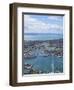 Spinnaker Tower and Gunwharf Quays, Portsmouth, Looking Towards Solent and Isle of Wight, England-Peter Barritt-Framed Photographic Print