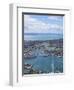 Spinnaker Tower and Gunwharf Quays, Portsmouth, Looking Towards Solent and Isle of Wight, England-Peter Barritt-Framed Photographic Print