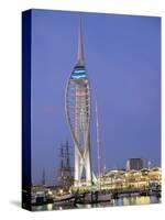 Spinnaker Tower at Twilight, Gunwharf Quays, Portsmouth, Hampshire, England, United Kingdom, Europe-Jean Brooks-Stretched Canvas
