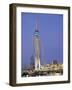 Spinnaker Tower at Twilight, Gunwharf Quays, Portsmouth, Hampshire, England, United Kingdom, Europe-Jean Brooks-Framed Photographic Print