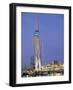 Spinnaker Tower at Twilight, Gunwharf Quays, Portsmouth, Hampshire, England, United Kingdom, Europe-Jean Brooks-Framed Photographic Print