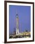 Spinnaker Tower at Twilight, Gunwharf Quays, Portsmouth, Hampshire, England, United Kingdom, Europe-Jean Brooks-Framed Photographic Print