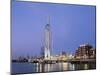 Spinnaker Tower at Twilight, Gunwharf Quays, Portsmouth, Hampshire, England, United Kingdom-Jean Brooks-Mounted Photographic Print