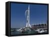 Spinnaker Tower from Gunwharf, Portsmouth, Hampshire, England, United Kingdom, Europe-Ethel Davies-Framed Stretched Canvas