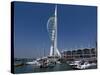 Spinnaker Tower from Gunwharf, Portsmouth, Hampshire, England, United Kingdom, Europe-Ethel Davies-Stretched Canvas