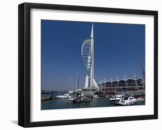 Spinnaker Tower from Gunwharf, Portsmouth, Hampshire, England, United Kingdom, Europe-Ethel Davies-Framed Photographic Print