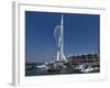 Spinnaker Tower from Gunwharf, Portsmouth, Hampshire, England, United Kingdom, Europe-Ethel Davies-Framed Photographic Print