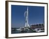 Spinnaker Tower from Gunwharf, Portsmouth, Hampshire, England, United Kingdom, Europe-Ethel Davies-Framed Photographic Print