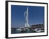 Spinnaker Tower from Gunwharf, Portsmouth, Hampshire, England, United Kingdom, Europe-Ethel Davies-Framed Photographic Print