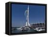 Spinnaker Tower from Gunwharf, Portsmouth, Hampshire, England, United Kingdom, Europe-Ethel Davies-Framed Stretched Canvas