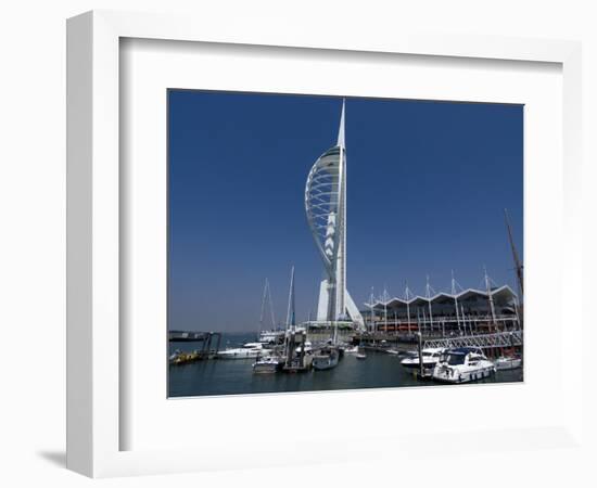 Spinnaker Tower from Gunwharf, Portsmouth, Hampshire, England, United Kingdom, Europe-Ethel Davies-Framed Photographic Print