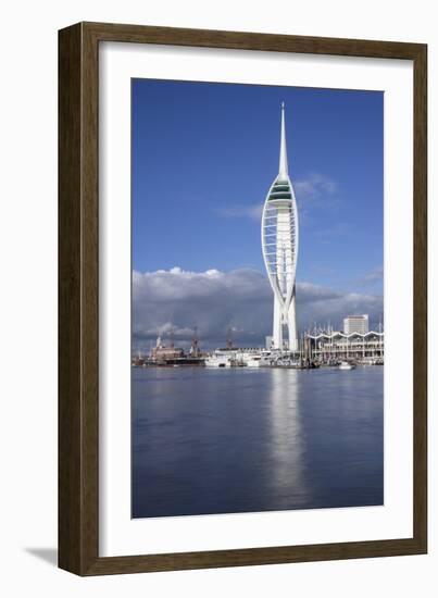 Spinnaker Tower, Gunwharf Quays, Portsmouth Harbour and Dockyard, Portsmouth, Hampshire, England-Jean Brooks-Framed Photographic Print