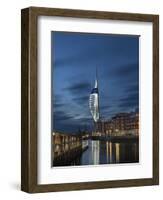 Spinnaker Tower, Portsmouth, Hampshire, England, United Kingdom-Charles Bowman-Framed Photographic Print