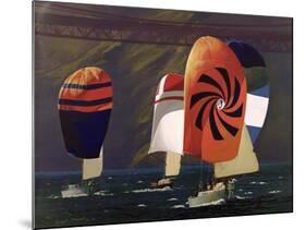 Spinnakers-Robert Tyndall-Mounted Giclee Print