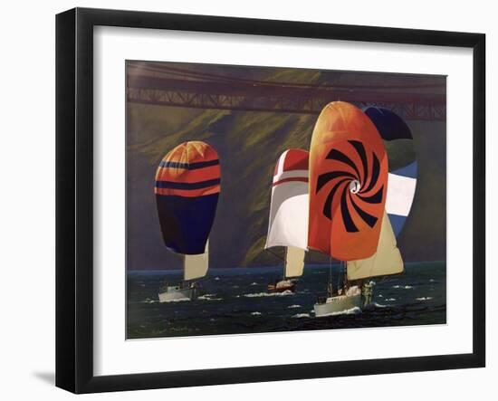 Spinnakers-Robert Tyndall-Framed Giclee Print