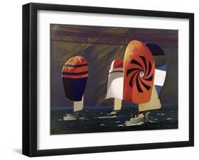 Spinnakers-Robert Tyndall-Framed Giclee Print