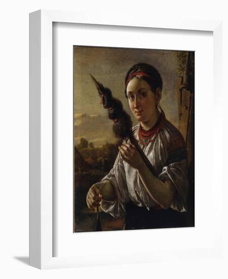 Spinner, 1821-Vasili Andreyevich Tropinin-Framed Giclee Print