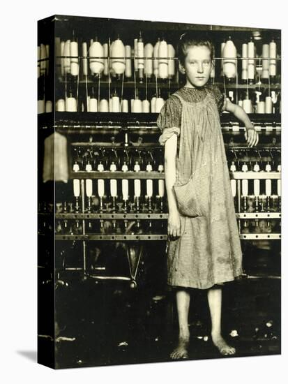 Spinner (Addie Laird), 1910-Lewis Wickes Hine-Stretched Canvas