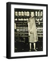 Spinner (Addie Laird), 1910-Lewis Wickes Hine-Framed Giclee Print