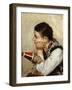 Spinner Deep in Thought, 1886-Niccolo Cannicci-Framed Giclee Print