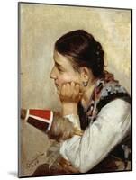 Spinner Deep in Thought, 1886-Niccolo Cannicci-Mounted Giclee Print