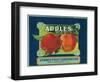 Spinner Fruit Apple Label - Yakima, WA-Lantern Press-Framed Art Print