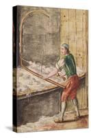 Spinning Cotton-Jan van Grevenbroeck-Stretched Canvas