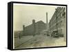 Spinning Mills in Leas, 1923-English Photographer-Framed Stretched Canvas