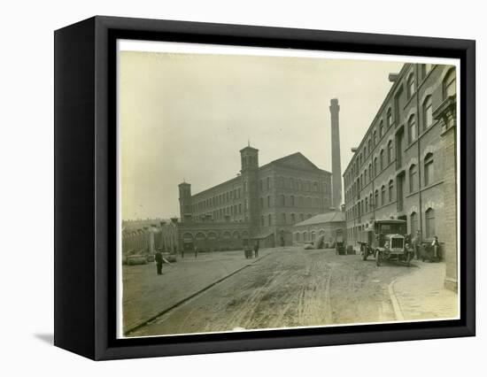 Spinning Mills in Leas, 1923-English Photographer-Framed Stretched Canvas