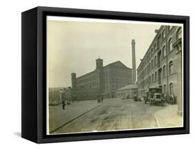 Spinning Mills in Leas, 1923-English Photographer-Framed Stretched Canvas