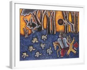 Spinning the Moon, 1991-Celia Washington-Framed Giclee Print