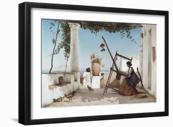 Spinning the Yarn-C Wilhelm-Framed Giclee Print